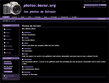 Tablet Screenshot of photos.becoz.org