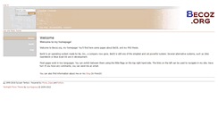 Desktop Screenshot of becoz.org
